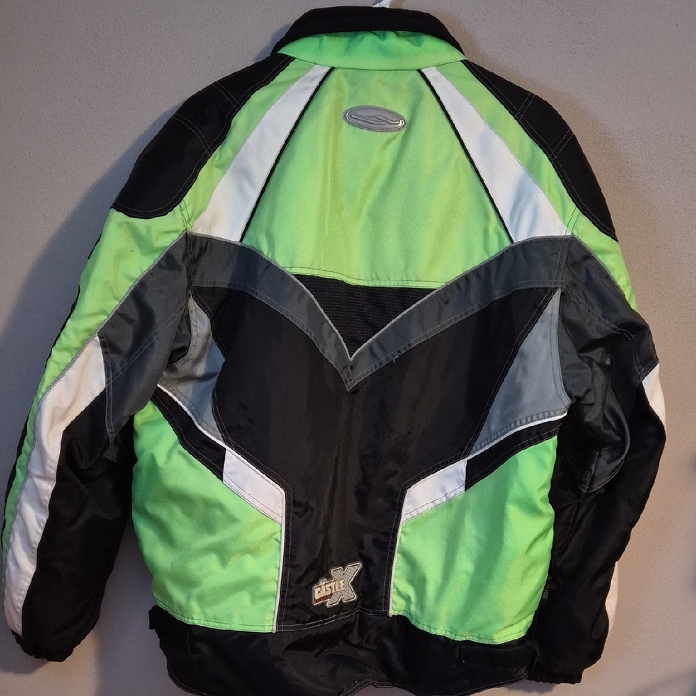 Castle X Men's Green and Black Snowmobile Jacket - Picture 5 of 8